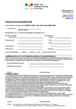 Antrag auf Innungsmitgliedschaft